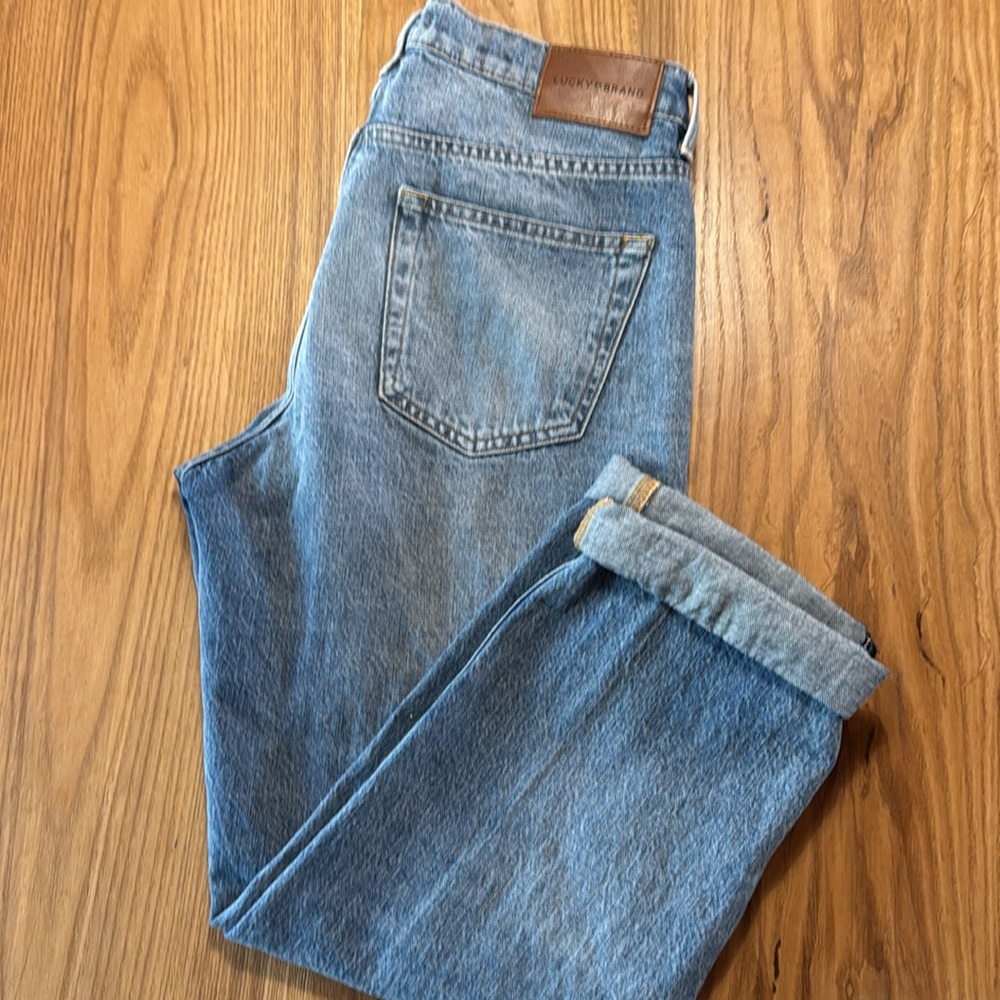 Lucky Brand Blue Boyfriend Jeans Relaxed Fit